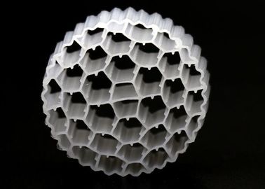 PE38 Mbbr ফিল্টার 25*4mm Hdpe সেফটি মুভিং বেড ফিল্টার মিডিয়া বড় পৃষ্ঠতল