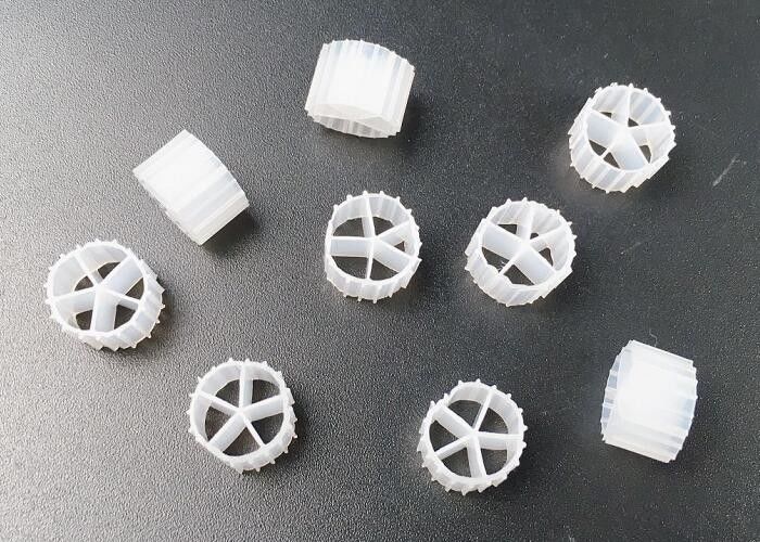 এমবিবিআর বল শক প্লাস্টিক ফিল্টার মিডিয়া বোড / সিওডি এবং নাইট্রোজেন অপসারণ