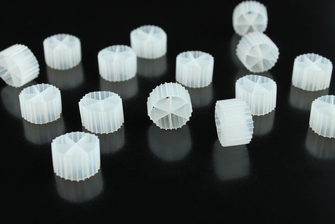 সাদা রঙ এবং কুমারী এইচডিপিই উপাদান সহ সক্রিয় এমবিবিআর বায়ো মিডিয়া কে 1