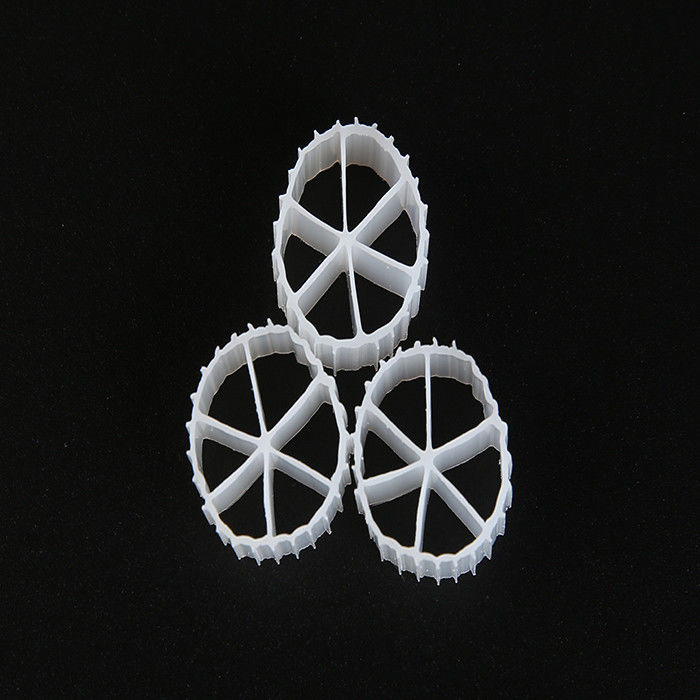 100% ভার্জিন এইচডিপিই বায়ো ফিল্টার মিডিয়া সাদা রঙ বর্জ্য জল চিকিত্সার জন্য