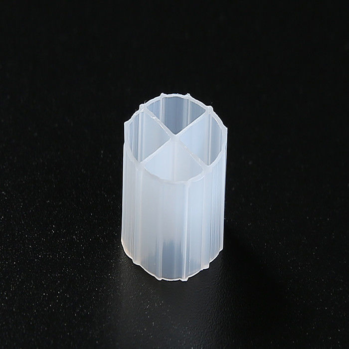 উচ্চ দক্ষতা MBBR বায়ো মিডিয়া K1 মাইক্রো মিডিয়া 12mm X 9mm সাদা রঙ