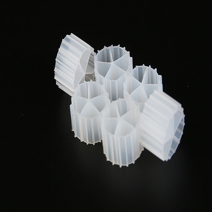 হাইড্রোফিলিক এমবিবিআর প্লাস্টিক ফিল্টার মিডিয়া কম শক্তি খরচ