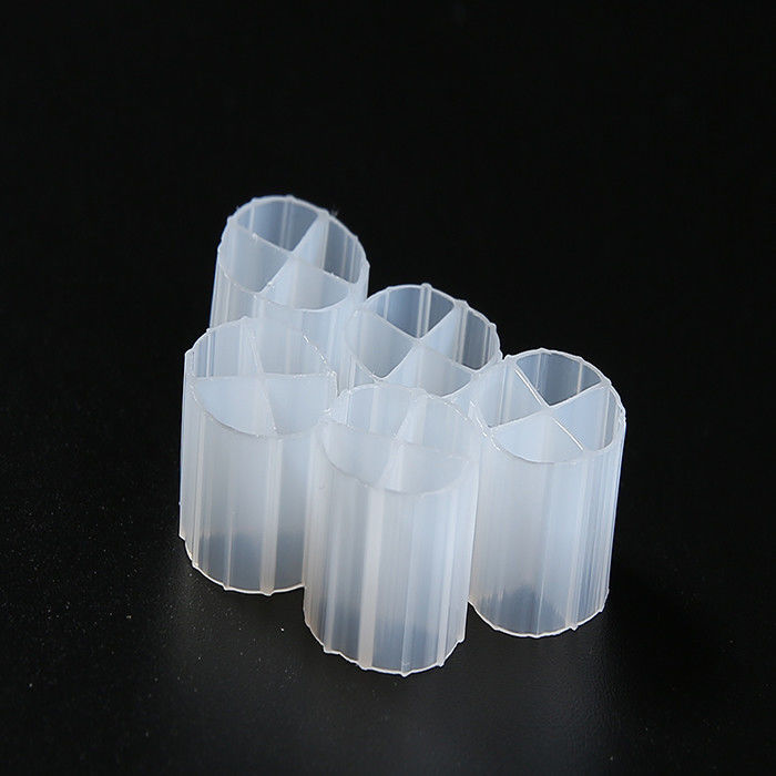 হোয়াইট ফ্লোটিং ফিল্টার মিডিয়া ভার্জিন এইচডিপিই উপাদান PE01 12mm X 9mm