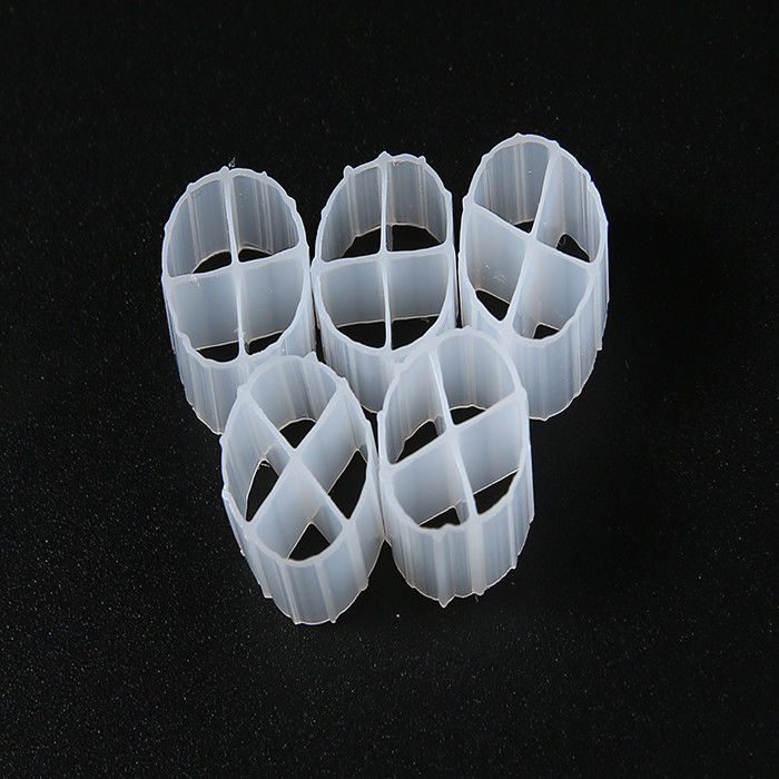 হোয়াইট ফ্লোটিং ফিল্টার মিডিয়া ভার্জিন এইচডিপিই উপাদান PE01 12mm X 9mm