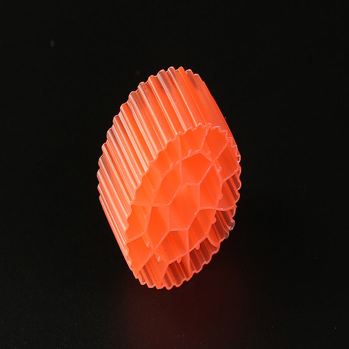 স্পেস সাশ্রয় রেড ফ্লোটিং ফিল্টার মিডিয়া K3 ফিল্টার মিডিয়া শক প্রতিরোধের