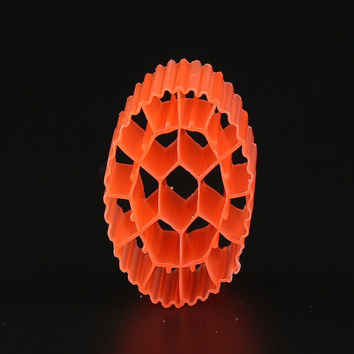 স্পেস সাশ্রয় রেড ফ্লোটিং ফিল্টার মিডিয়া K3 ফিল্টার মিডিয়া শক প্রতিরোধের