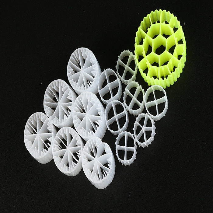 প্লাস্টিক অ্যাকোয়াপোনিক্স এমবিবিআর ফিল্টার মিডিয়া 25 * 12 মিমি আকার জল চিকিত্সা পুকুরের জন্য বায়ো সেল