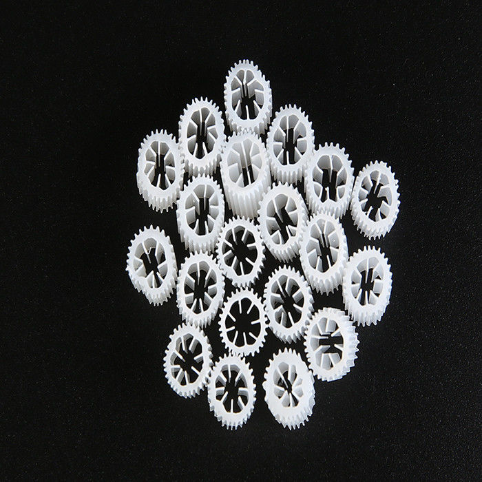 7 গর্ত ভাসমান ফিল্টার মিডিয়া HIPS উপাদান শিল্প নিকাশী জন্য প্লাস্টিকের Biocell