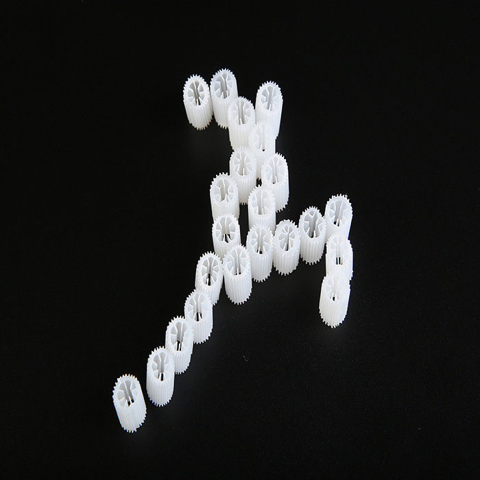 ভার্জিন এমবিবিআর বায়ো মিডিয়া ভারী আকার 5 * 10 মিমি হোয়াইট ভার্জিন হিপস উপাদান প্লাস্টিকের বায়োসেল