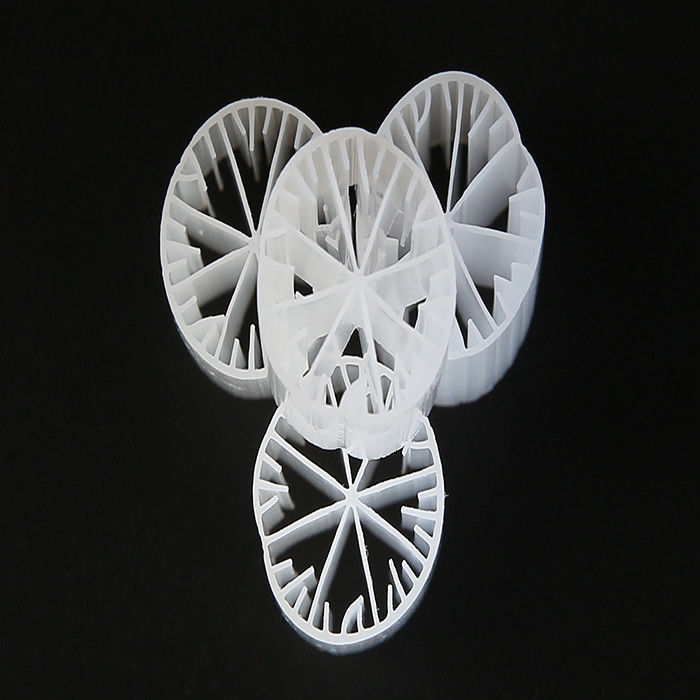 এইচডিপিই ফিল্টার মিডিয়া ভাসমান ফিল্টার মিডিয়া এমবিবিআর সাদা রঙ 15 মিমি এক্স 15 মিমি