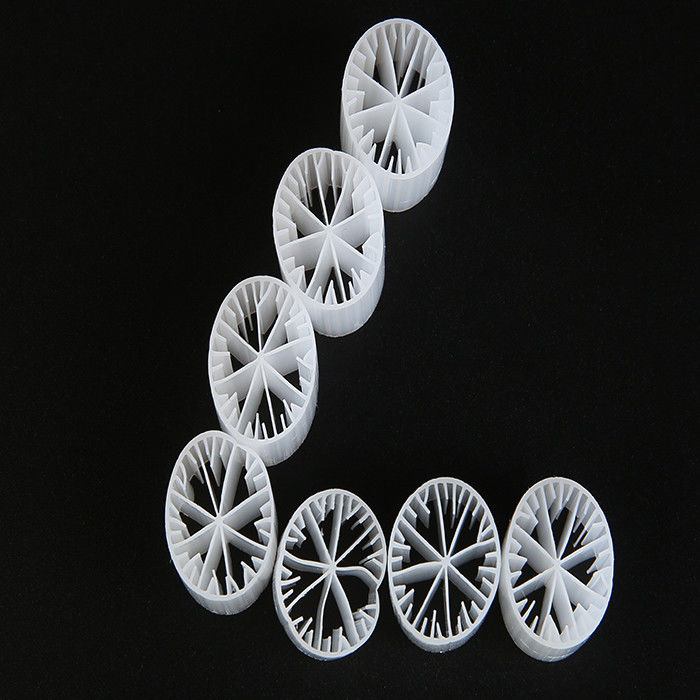 ভাল পৃষ্ঠের আয়তন বায়োসেল ফিল্টার মিডিয়া জলজ চাষ বায়োফিল্টার এইচডিপিই উপাদান