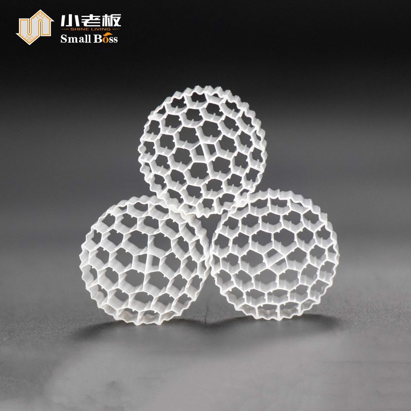 Mbbr বায়ো ফিল্টার মিডিয়া ক্যারিয়ার ফিশ পুকুরের জল চিকিত্সার জন্য