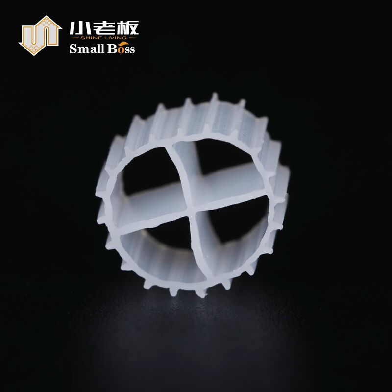 এইচডিপিই ক্ষুদ্র আকারের কে১ বায়ো ফিল্টার মিডিয়া ৯০০m2 / এম৩ পৃষ্ঠের আয়তন ১১*৭mm আকার