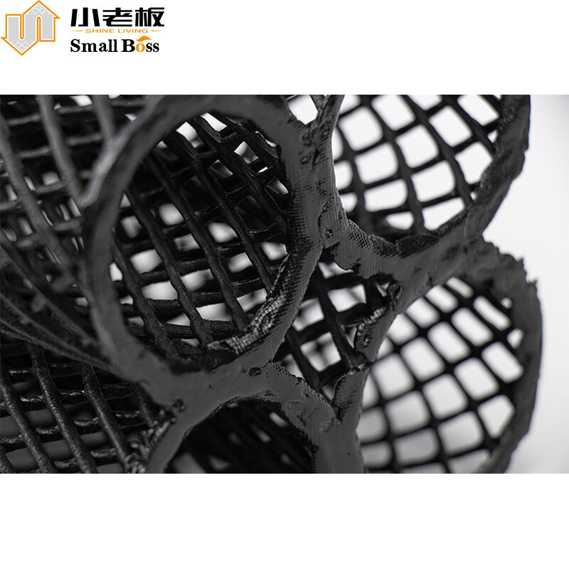 কাঠামোগত ফিল্টার মিডিয়া ইকো অ্যাকোয়ারিয়াম কাঠামোগত বাগান কোই পুকুর এমবিবিআর ভাসমান মিডিয়া বায়ো-ব্লক ডি 50 মিমি