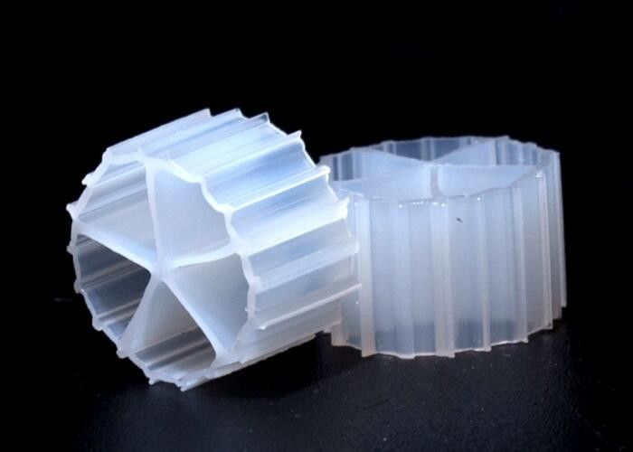 হাইড্রোফিলিক এমবিবিআর প্লাস্টিক ফিল্টার মিডিয়া কম শক্তি খরচ