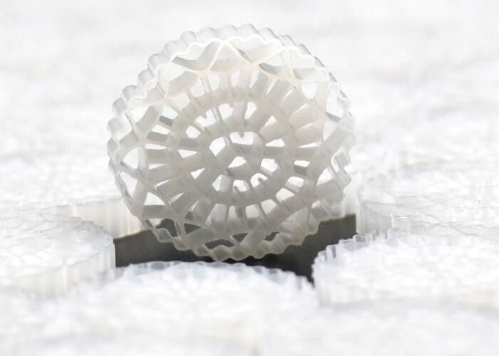 এইচডিপিই কল্ডনেস ফিল্টার মিডিয়া পুকুরের জন্য Biocells MBBR প্রযুক্তি প্রভাব প্রতিরোধের