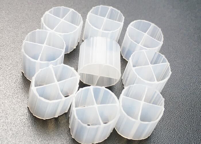 PE01 KALDNES SBR প্রক্রিয়া Mbbr ফিল্টার মিডিয়া 12 * 9 মিমি এইচডিপিই নিরাপদ উপাদান