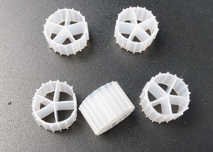 10*7 মিমি এমবিবিআর বায়ো ক্যারিয়ার ফ্যাব মিডিয়া বায়ো সেল মিডিয়া জল চিকিত্সার জন্য এ / ও প্রক্রিয়া