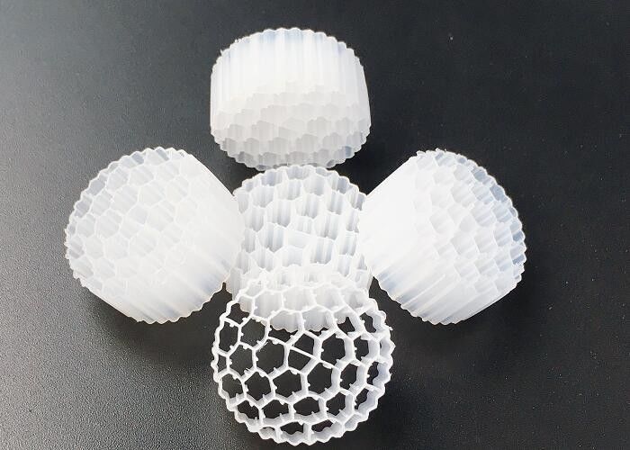 বিশেষ ফর্মুলা এমবিবিআর ফিল্টার মিডিয়া সহ ভার্জিন এইচডিপিই উপাদান এবং সাদা কালো রঙের জন্য আরএএস