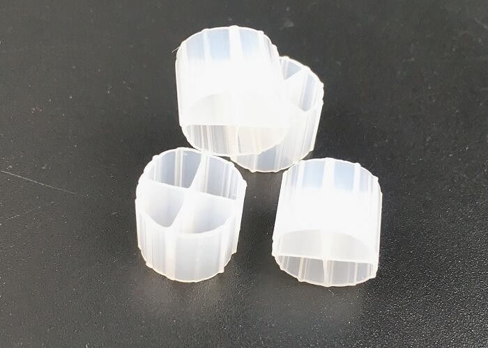 হোয়াইট ফ্লোটিং ফিল্টার মিডিয়া ভার্জিন এইচডিপিই উপাদান PE01 12mm X 9mm