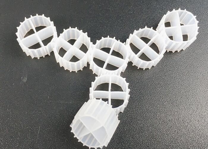 নিকাশী ব্যবস্থা সাদা এমবিবিআর বায়ো মিডিয়া চলন্ত বিছানা ফিল্টার অ্যাকোয়ারিয়াম