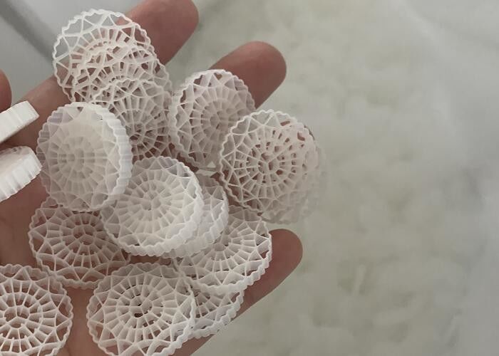 ভার্জিন এইচডিপিই ৬৩ গর্ত এমবিবিআর ফিল্টার মিডিয়া