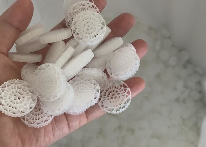 ভার্জিন এইচডিপিই ৬৩ গর্ত এমবিবিআর ফিল্টার মিডিয়া