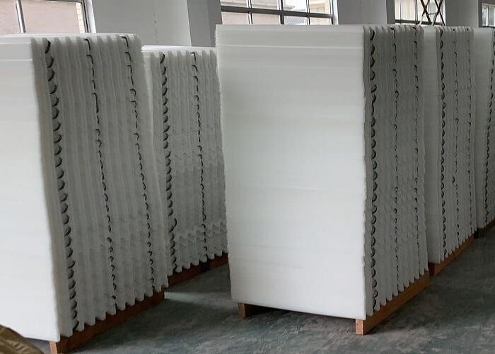 ইউভি আইওরেসিস্ট্যান্ট ল্যামেলা ফিল্টার ডুবানো বায়ুযুক্ত ফিক্সড ফিল্মস সাদা রঙ