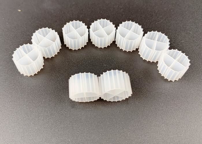 ভার্জিন এইচডিপিই হোয়াইট ১১ এমএম বায়ো ফিল্টার মিডিয়া ডেনিট্রিফিকেশন