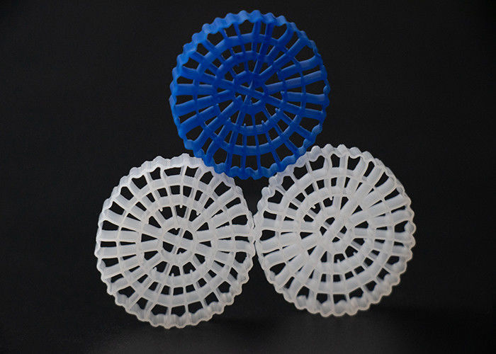 নিকাশী ব্যবস্থা প্লাস্টিক ফিল্টার মিডিয়া এমবিবিআর এইচডিপিই বায়োমোভার বড় 1200 m2/m3 পৃষ্ঠের আয়তন IFAS সরঞ্জাম