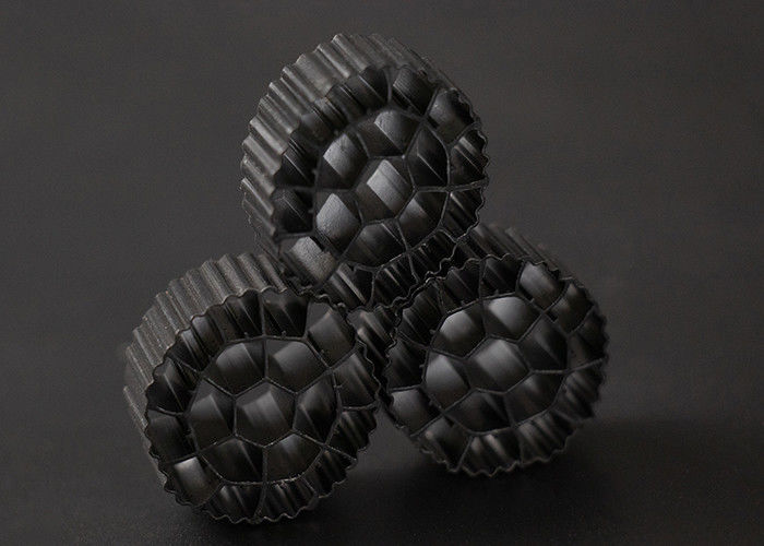 K3 প্লাস্টিক ফিল্টার মিডিয়া সাদা রঙ এবং কুমারী এইচডিপিই উপাদান সহ বায়ো মিডিয়া