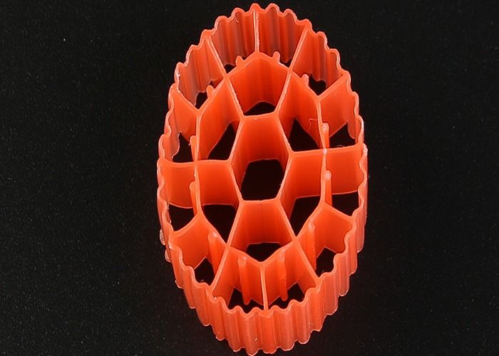 19 গর্ত K3 বায়োসেল ফিল্টার মিডিয়া ভার্জিন এইচডিপিই উপাদান এবং সাদা রঙের সাথে