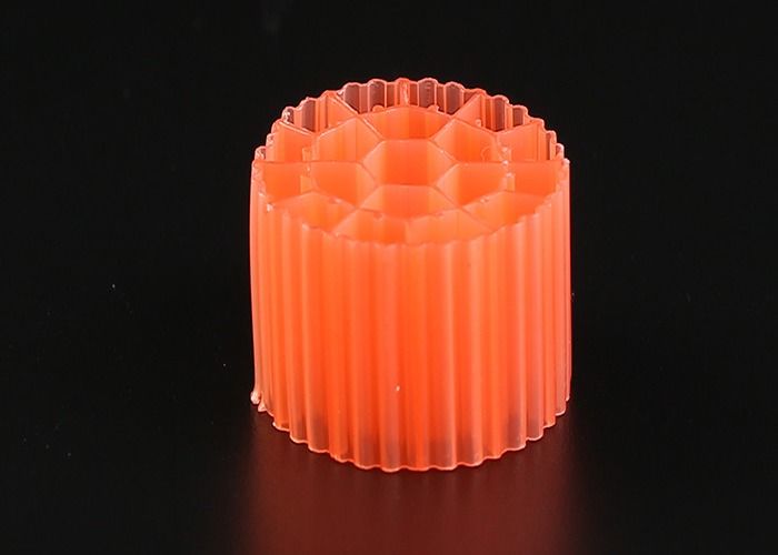 19 গর্ত K3 বায়োসেল ফিল্টার মিডিয়া ভার্জিন এইচডিপিই উপাদান এবং সাদা রঙের সাথে