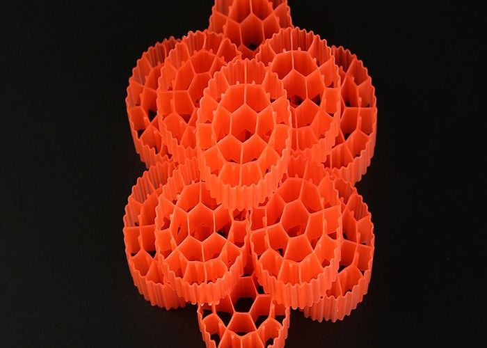 প্লাস্টিক ফিল্টার মিডিয়া এমবিবিআর বায়ো বল ফিল্টার সাদা রঙের ছোট পুকুর ফিল্টার