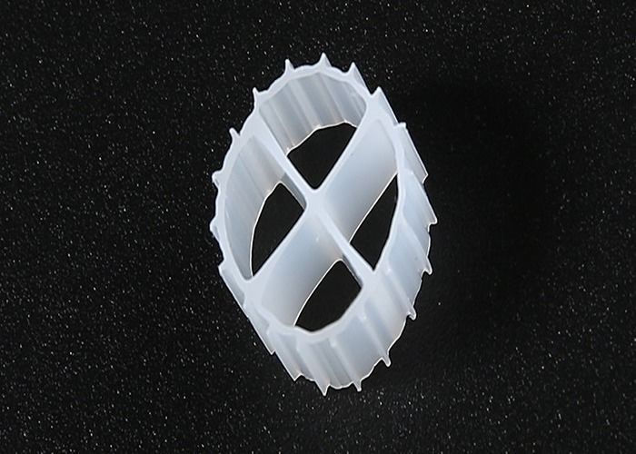 নিকাশী পরিস্রাবণ সরানো বিছানা ফিল্টার মিডিয়া বায়োপাইপ কম শক্তি খরচ ফ্যাব মিডিয়া k1 11 * 7 মিমি সাদা রঙ