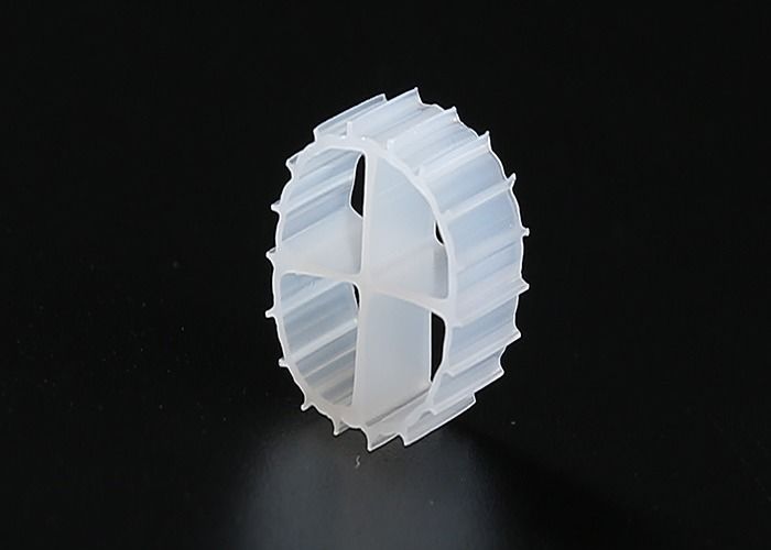 নিকাশী পরিস্রাবণ সরানো বিছানা ফিল্টার মিডিয়া বায়োপাইপ কম শক্তি খরচ ফ্যাব মিডিয়া k1 11 * 7 মিমি সাদা রঙ