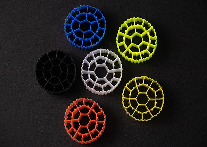 PE05 K3 কার্যকলাপ ভাসমান Mbbr ক্যারিয়ার সাদা রঙ Hdpe