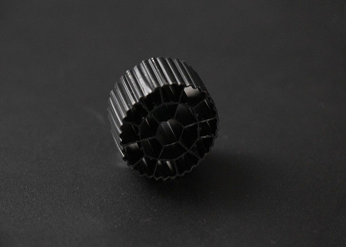 কালো রঙ ফ্লোটিং 25*12MM Mbbr বায়ো ফিল্টার মিডিয়া এইচডিপিই উপাদান