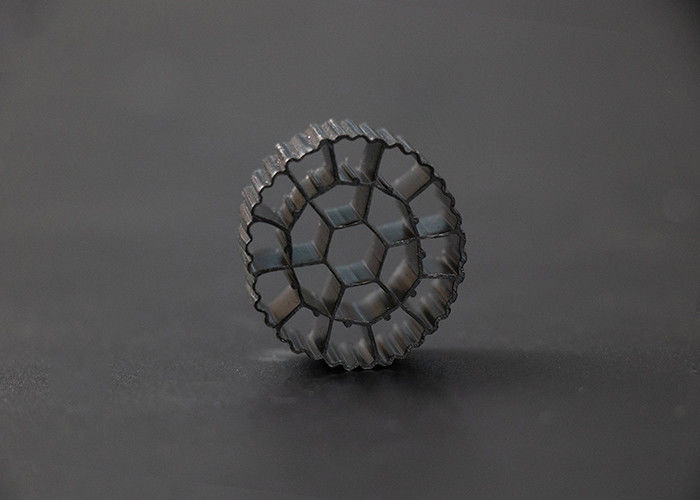 কালো রঙ ফ্লোটিং 25*12MM Mbbr বায়ো ফিল্টার মিডিয়া এইচডিপিই উপাদান