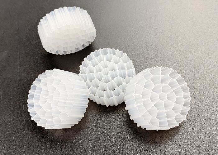 আইএফএএস এফডিএ সেফটি এইচডিপিই হোয়াইট কালার এমবিবিআর বায়োসেল ফিল্টার মিডিয়া এ/ও প্রযুক্তি