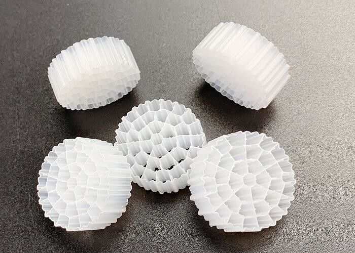 আইএফএএস এফডিএ সেফটি এইচডিপিই হোয়াইট কালার এমবিবিআর বায়োসেল ফিল্টার মিডিয়া এ/ও প্রযুক্তি