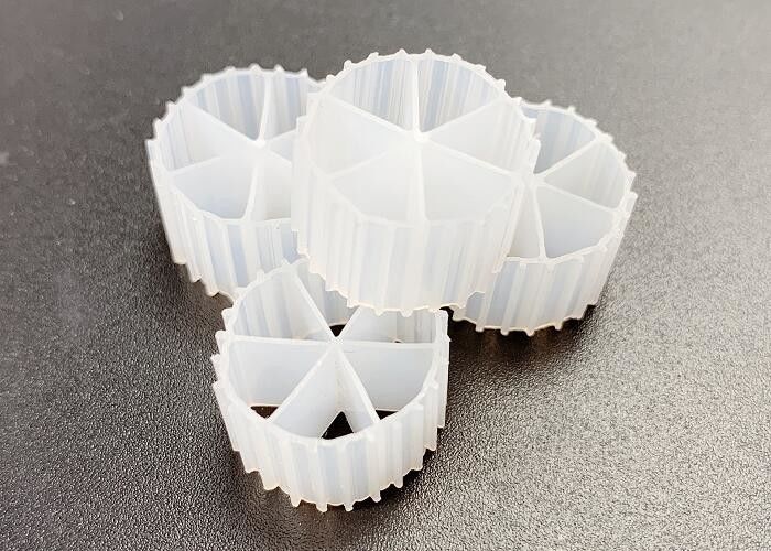 এমবিবিআর মিশ্রণ চলন্ত বিছানা বিফিল্ম রিঅ্যাক্টর এইচডিপিই উপাদান এমবিবিআর কে 1 ফিল্টার মিডিয়া এফডিএ নিরাপদ