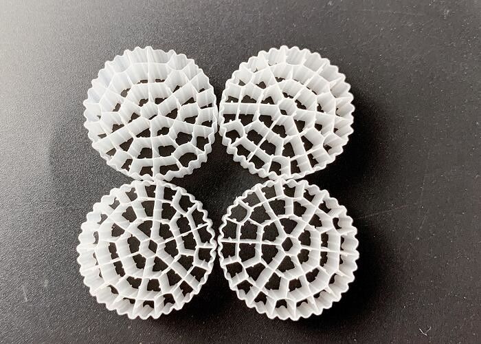 সাদা রঙ এসবিআর প্রক্রিয়া জল চিকিত্সা এমবিবিআর ফিল্টার মিডিয়া ROHS REACH