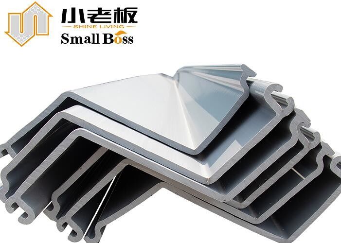 ধূসর রঙের ভিনাইল পিভিসি শীট পিল কাস্টমাইজড বন্যা সুরক্ষা জেড টাইপ এক্সট্রুশন